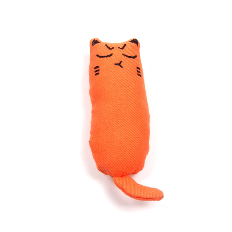 Catnip Rustle Toy – Plush Sound Cat Toy for Teeth Grinding & Play