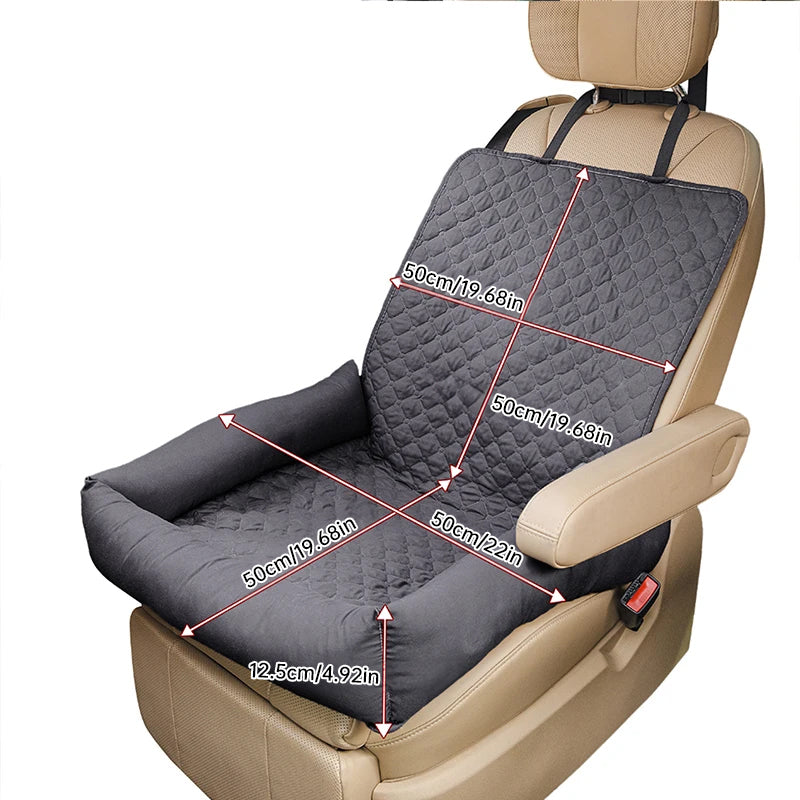 Capa impermeável para cadeira auto para animais de estimação – Cama de viagem anti-sujidade para animais de estimação de pequeno e médio porte.