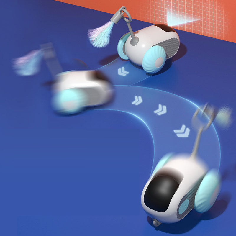 Remote Control Electric Cat Toy – Smart Interactive Pet Car & Teaser Stick