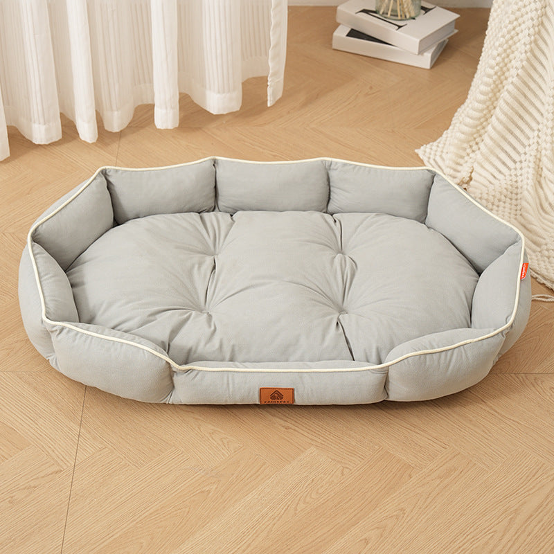 Large Dog Bed – Soft Cushion Pad for Medium & Large Breeds