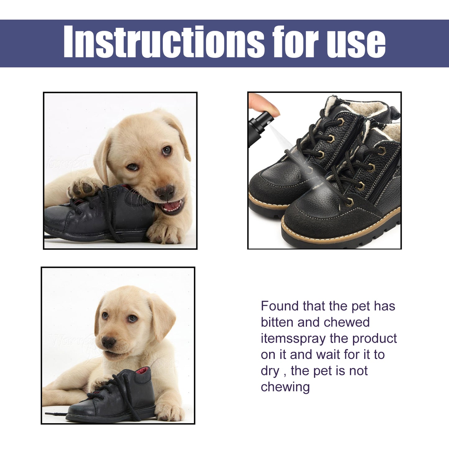 Anti-Chewing Pet Spray – Long-Lasting Indoor Repellent for Dogs & Cats