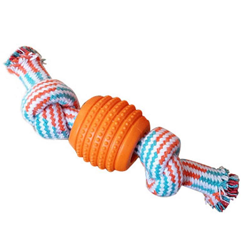 Bite-Resistant Dog Rope Toy – Interactive Knot Chew Toy for Puppies