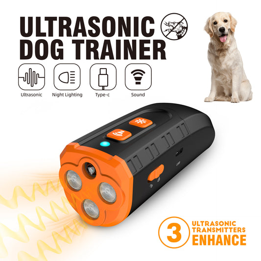 Ultrasonic Dog Trainer – Handheld Bark Control & Training Device