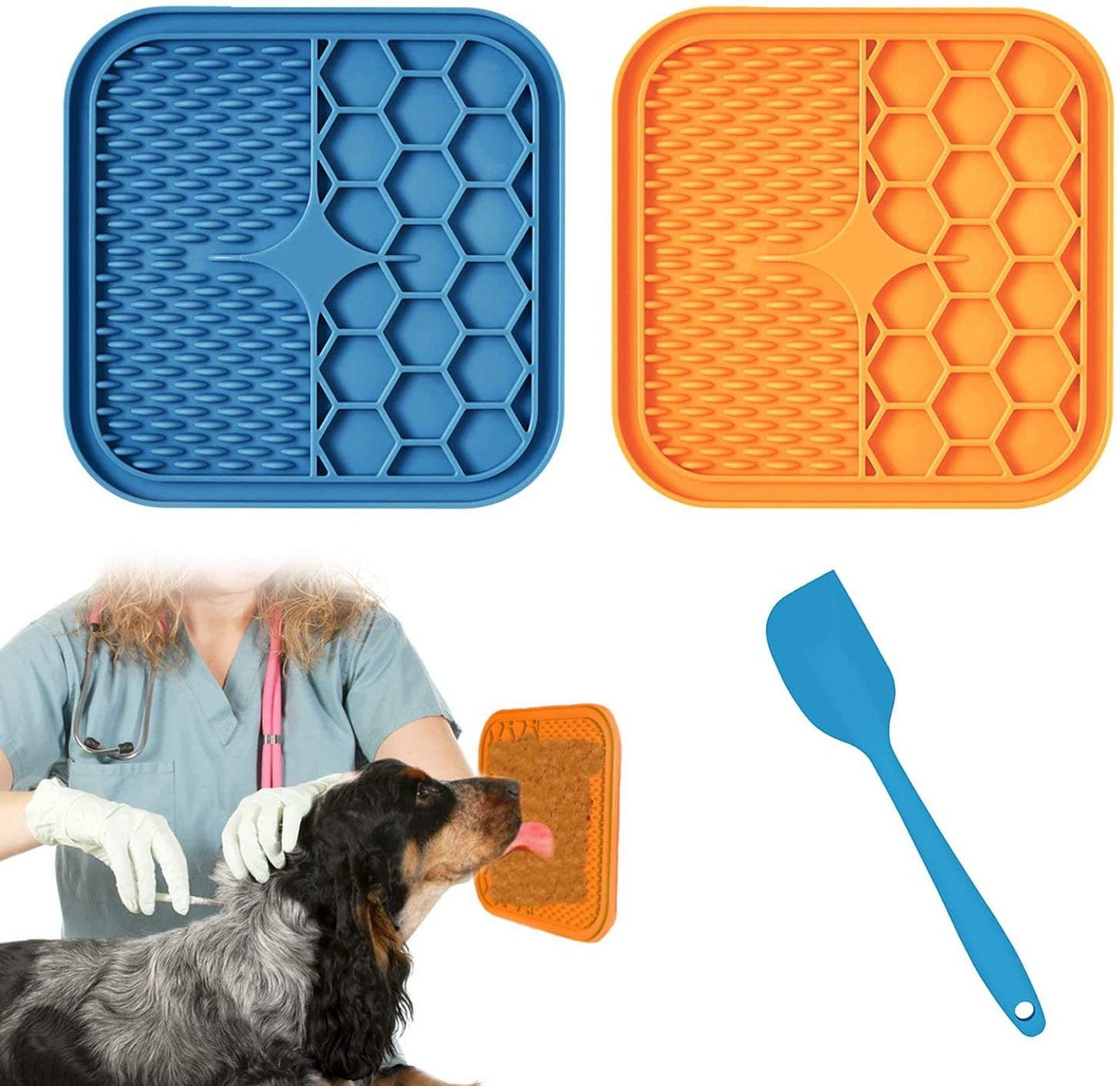 Pet Licking Pad – Silicone Suction Cup Slow Feeder & Calm Training Tool