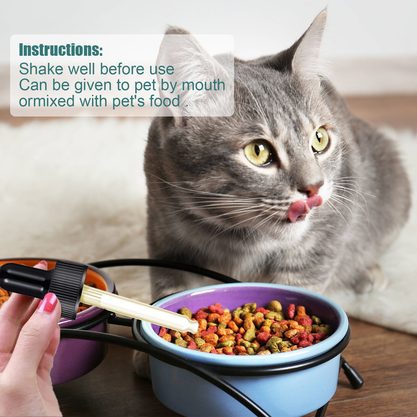 Pet Care Essential Oil – Topical Moisturizing and Repair Oil for Cats and Dogs