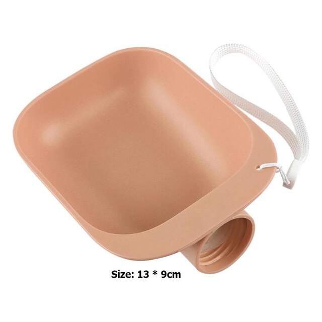 Garrafa de água portátil para cães de estimação, para cães pequenos e grandes, tigela de viagem para cachorros e gatos, comedouro para animais de estimação ao ar livre, dispensador de produtos para animais de estimação