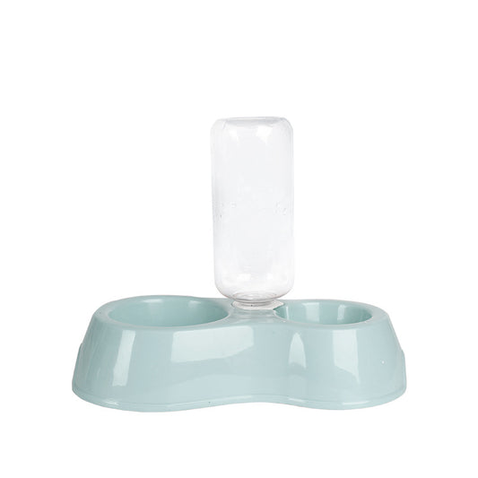 Gamelle automatique avec distributeur de nourriture et d'eau, gamelle double pour chien et chat.