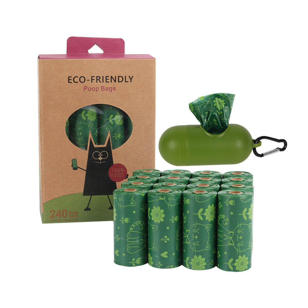 Saco de lixo biodegradável para animais de estimação e saco de recolha de fezes