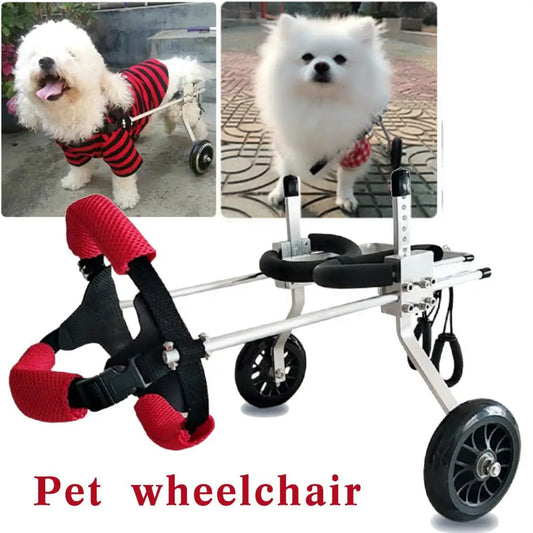 Pet Wheelchair – 2-Wheel Rear Support Cart for Disabled or Injured Dogs