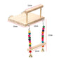 Parrot Bird Supplies New Color Stand Bird Swing Toy Suspension Bridge Hanging Ring Climbing Ladder Cage Accessories