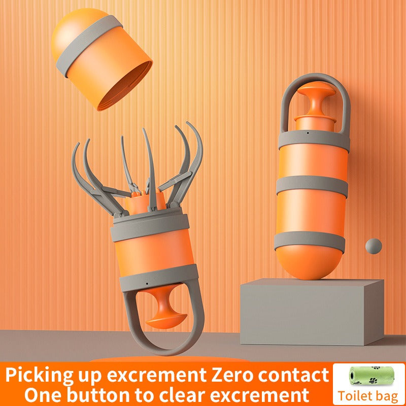 Portable animal Pooper Scooper avec Cartoon Handle pour d’extérieur Cleanup