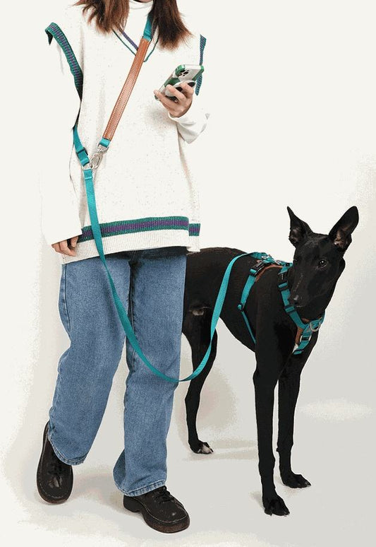 Tactical Nylon Dog Harness – No-Pull Outdoor Pet Harness with Custom Logo Option