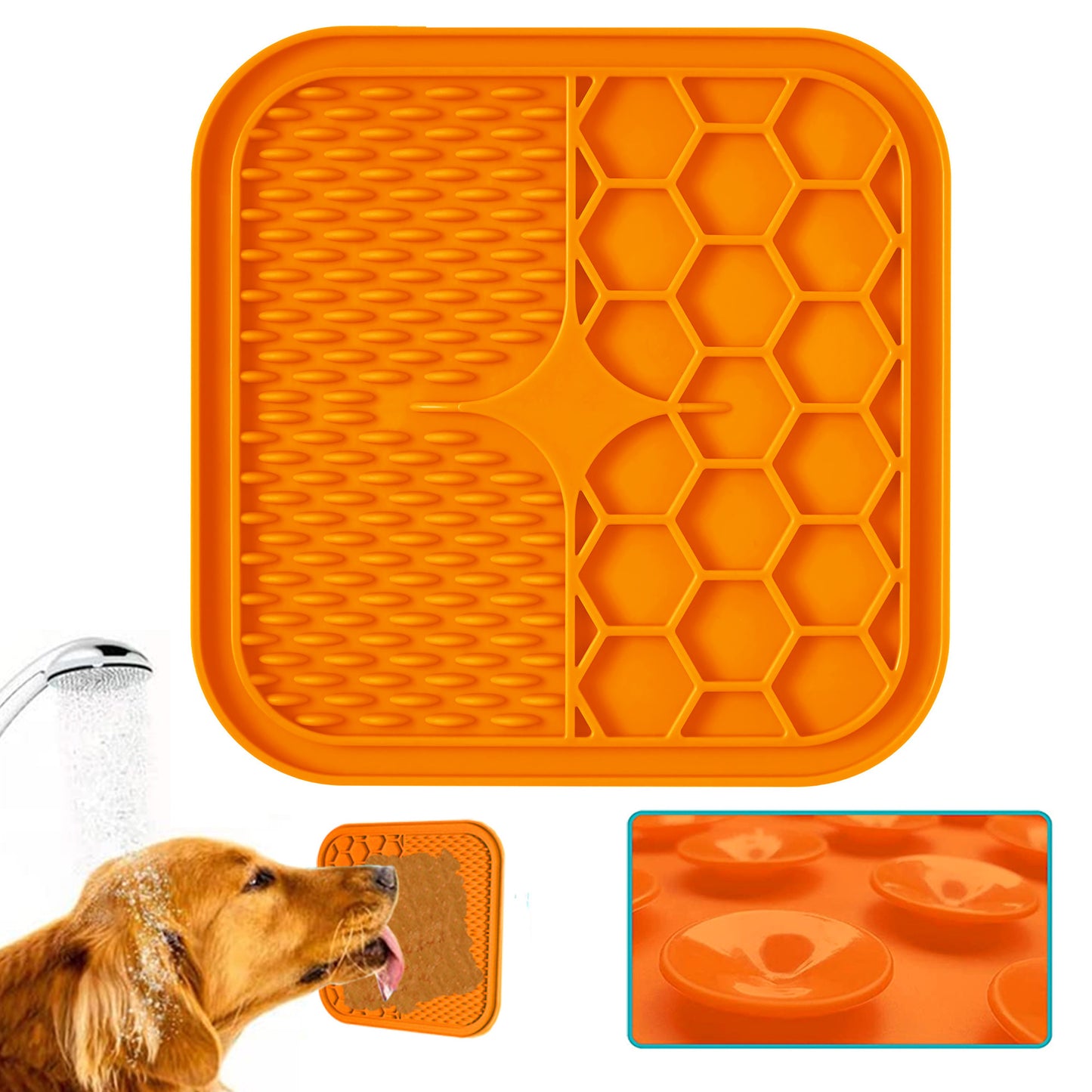 Pet Licking Pad – Silicone Suction Cup Slow Feeder & Calm Training Tool