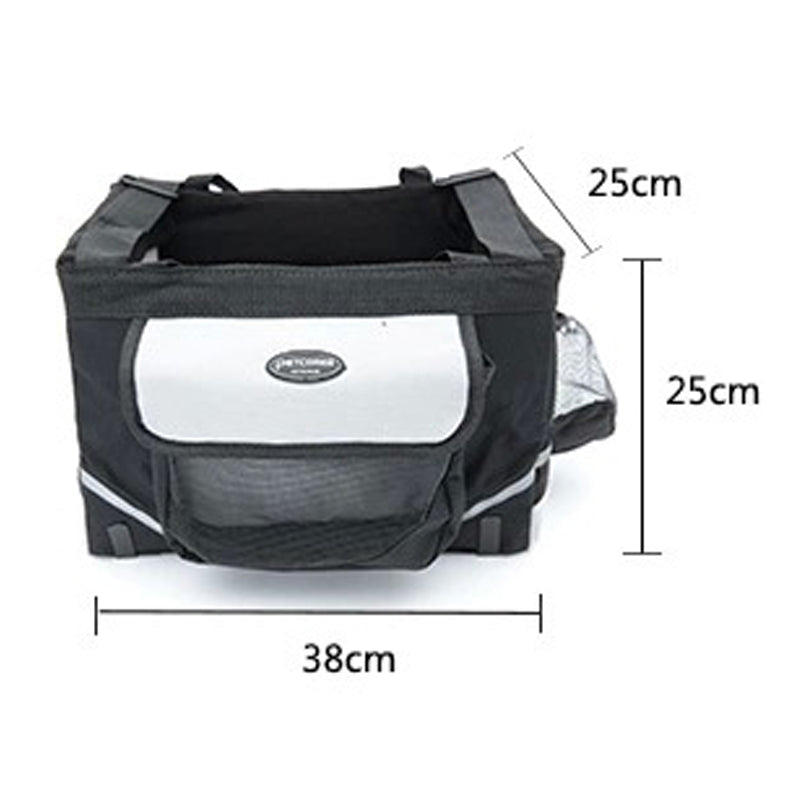 Cesto de Transporte para Bicicleta para Cães e Gatos Pequenos, Saco de Viagem