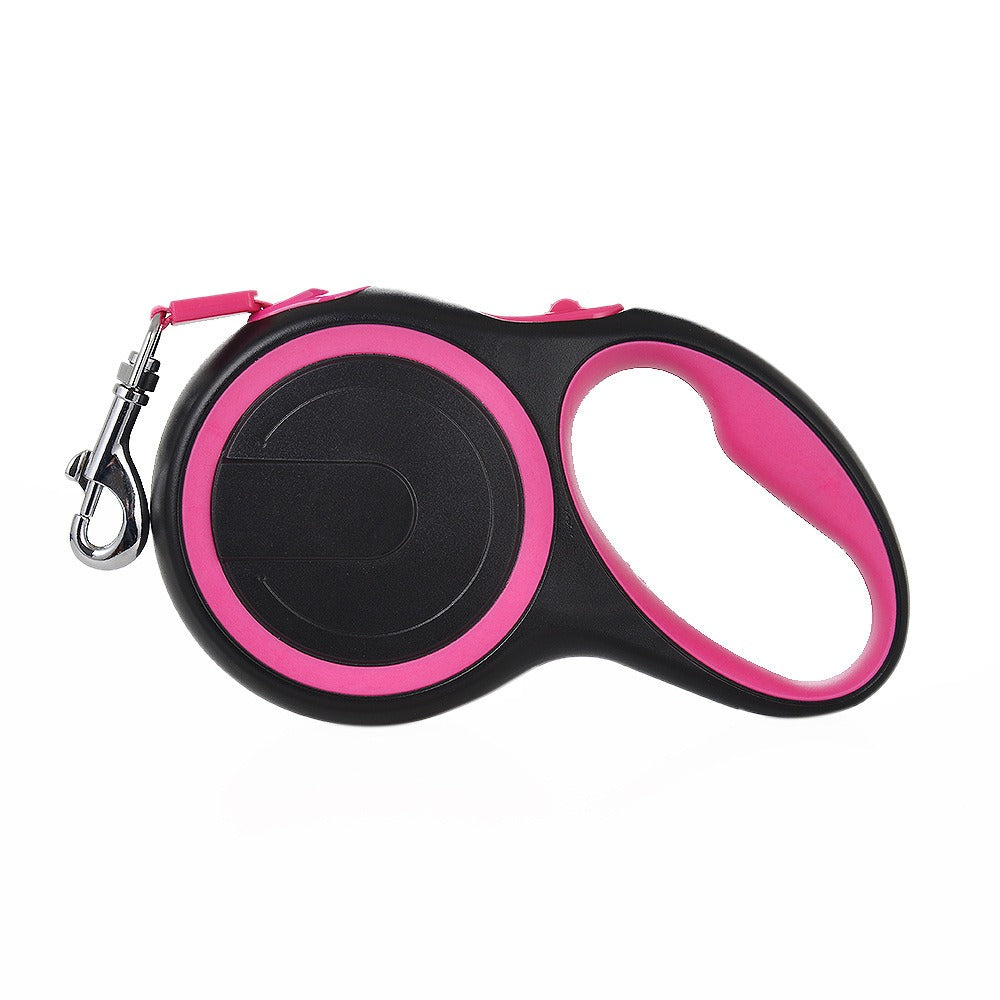 Trela Dupla Retrátil para Cães com Lanterna LED, Trela para Passeio de Dois Cães