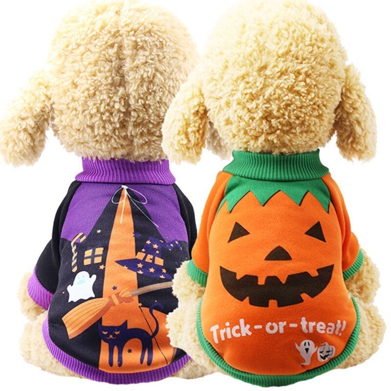 Fantasia de Halloween para Cães e Gatos, Roupa Divertida