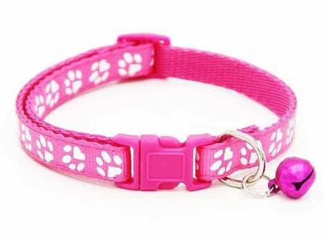 Safety Nylon Dog Puppy Cat Collar Lovely Lovely Adjustable Pet Collar Cats Collars With Bell Pet Dog