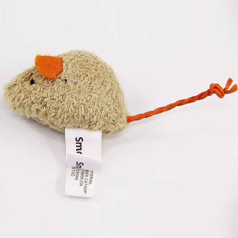 Brinquedos de Gato Rato de Peluche (Pack de 3) para Brincadeira Interativa e Treino