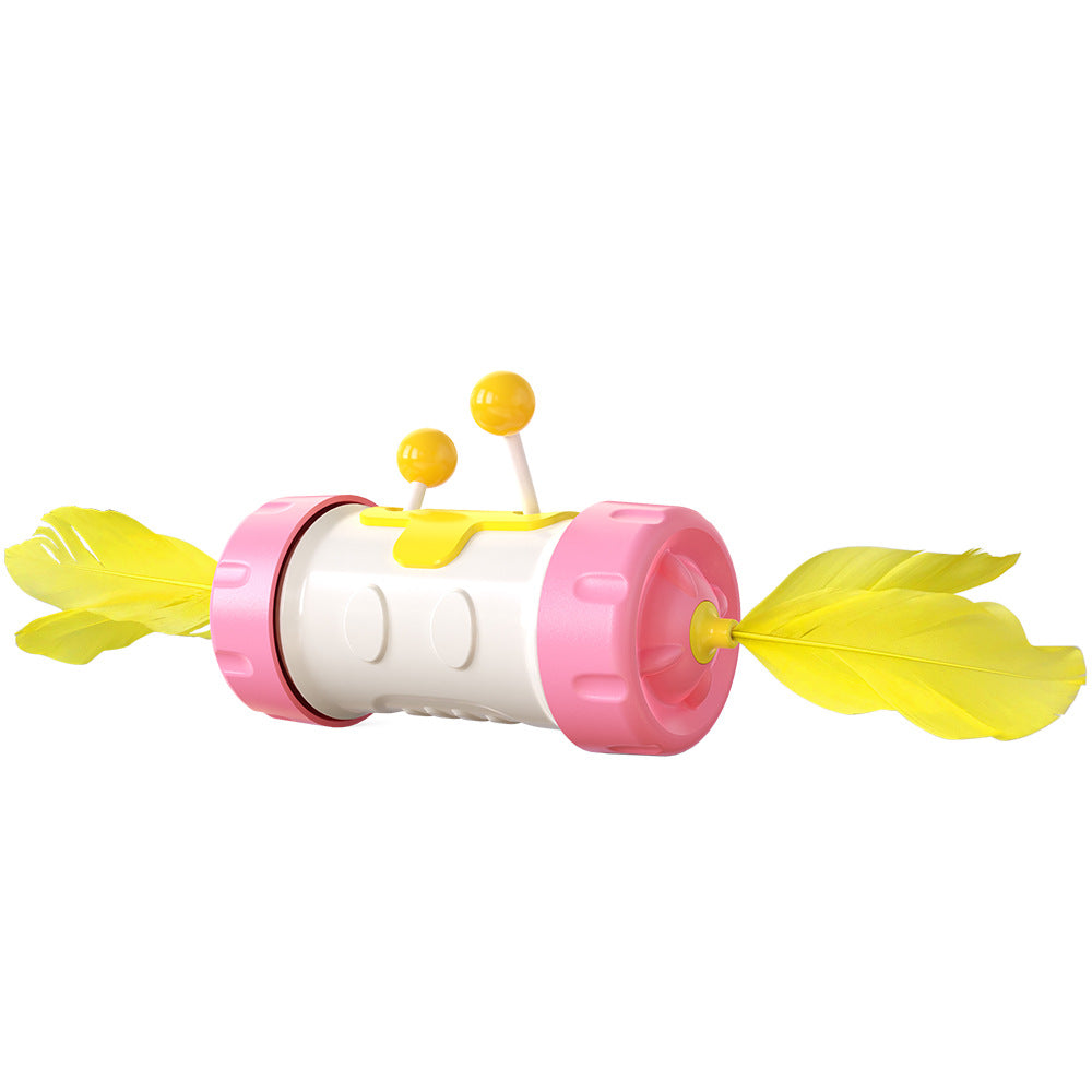 Interactif Feather Tumbler chat jouet avec Ball pour Indoor Play