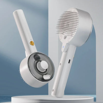 Pet Spray Massage Comb for Cats and Dogs with Electric Spray Water Steam Brush Kitten Pet Bath Brush Massage Pet Hair Remover