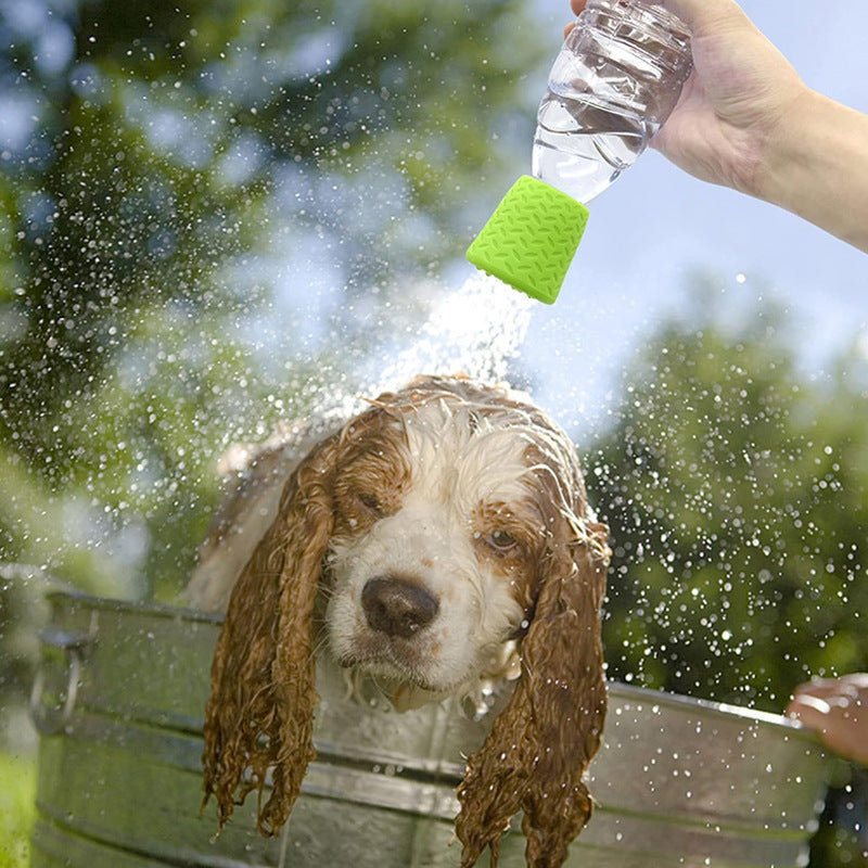 Chuveiro Portátil de Silicone para Banhos de Cães e Gatos