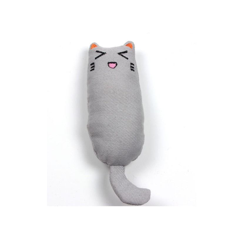 Catnip Rustle Toy – Plush Sound Cat Toy for Teeth Grinding & Play