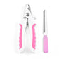 Dog Pet Nail Clipper With File Nail Clipper Cat Nail Clipper Stainless Steel Nail Clipper Pet Supplies