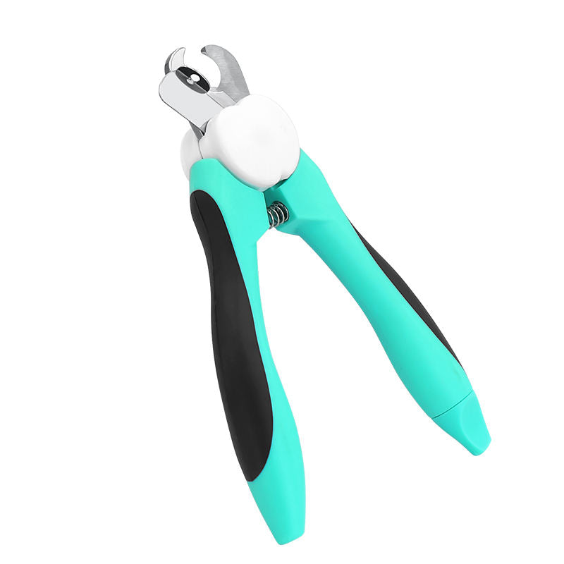 Cortador de Unhas LED para Animais de Estimação com Lima Incorporada, Ferramenta de Tratamento em Aço Inoxidável para Cães e Gatos