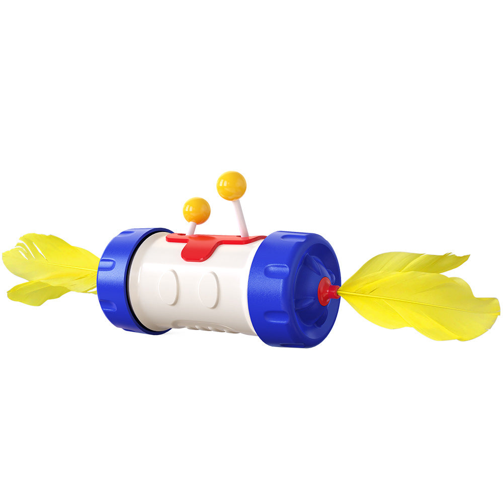 Interactif Feather Tumbler chat jouet avec Ball pour Indoor Play