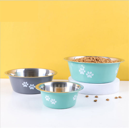 Stainless Steel Dog Bowl – Non-Slip Feeder for Small to Large Pets