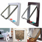 4-Way Lockable Pet Door – Durable ABS Cat & Dog Flap Gate for Indoor Use