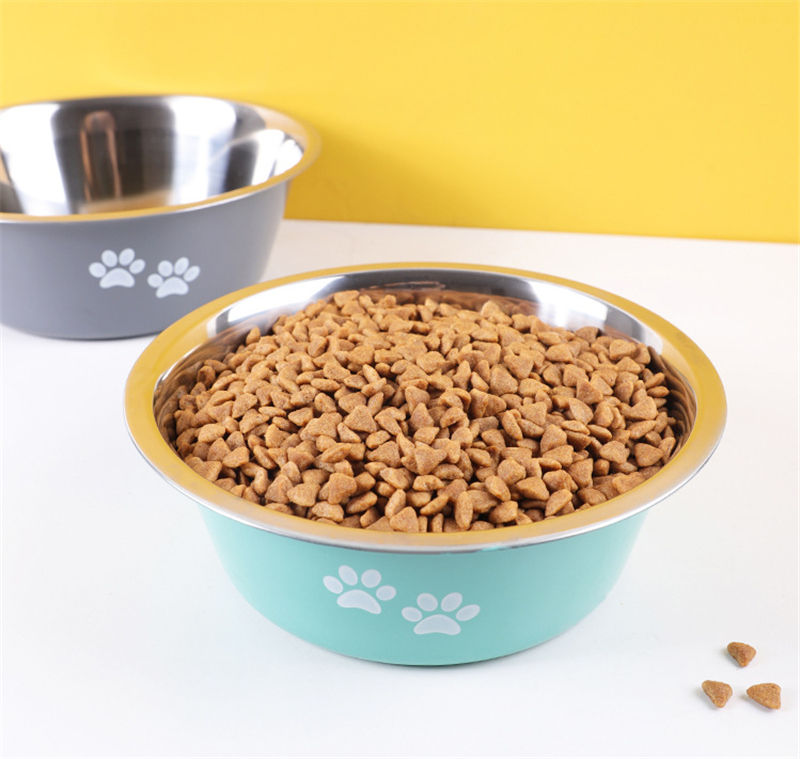Stainless Steel Dog Bowl – Non-Slip Feeder for Small to Large Pets