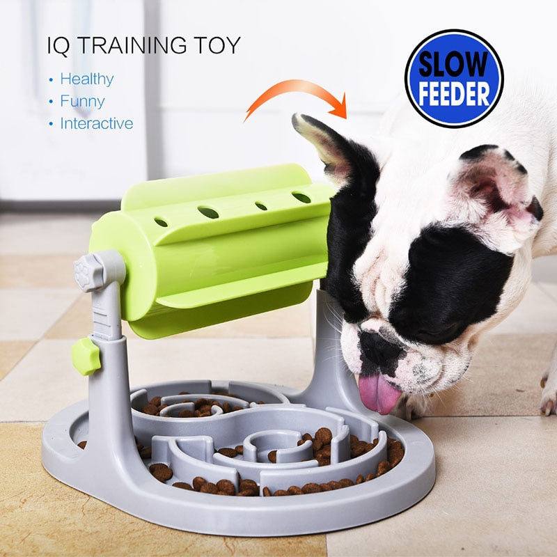 Interactive Pet Feeder Toy – Slow Feeding Dispenser for Dogs & Cats