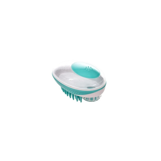 Escova de Banho de Silicone Macio para Cães e Gatos, Pente de Massagem para Duche e Higiene