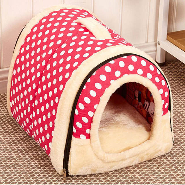Detachable animal lit pour chiens et chats, chaud Autumn et hiver Sleeping tapis
