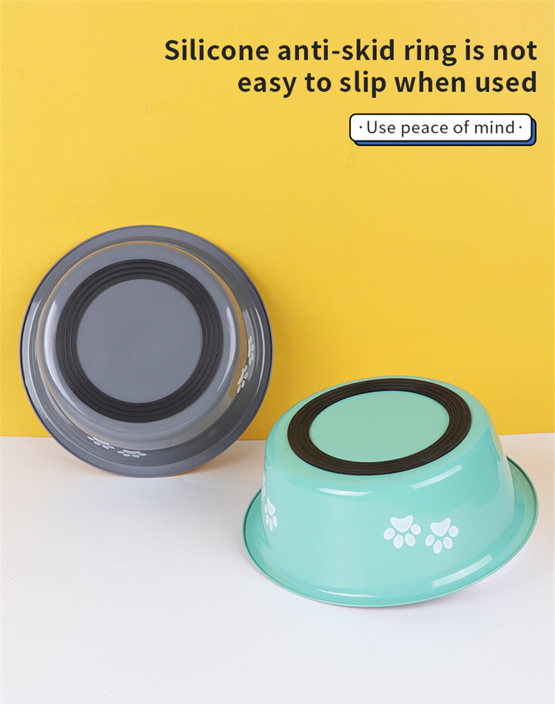 Stainless Steel Dog Bowl – Non-Slip Feeder for Small to Large Pets