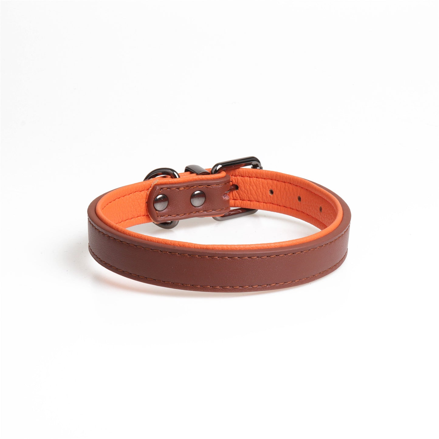 Premium Double-Layer Leather Dog Collar – Soft, Durable & Stylish