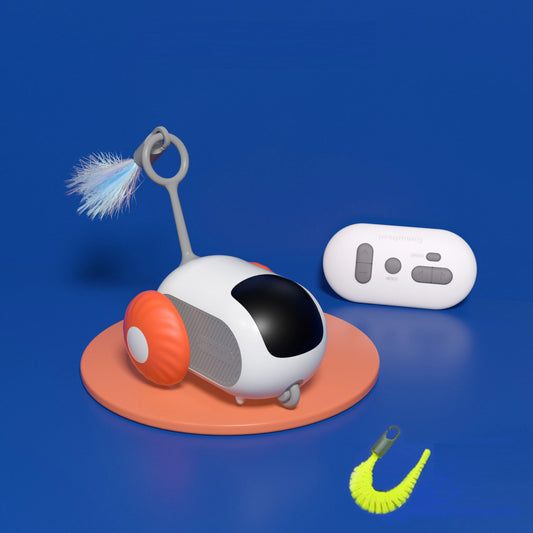 Remote Control Electric Cat Toy – Smart Interactive Pet Car & Teaser Stick