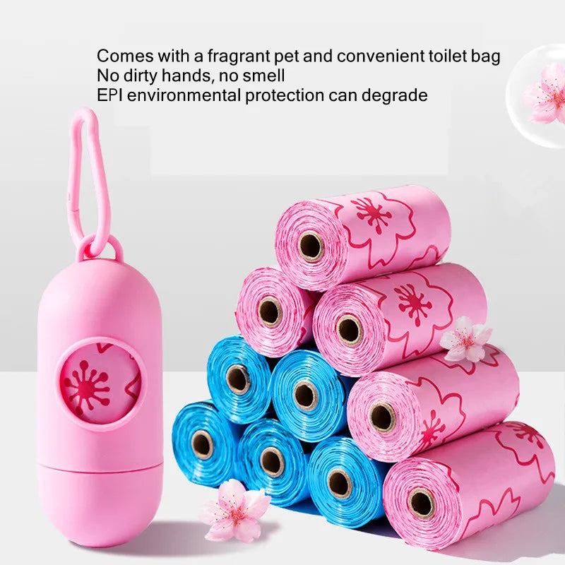 Sacos Biodegradáveis para Dejetos de Cães para Limpeza de Dejetos de Animais de Estimação no Exterior