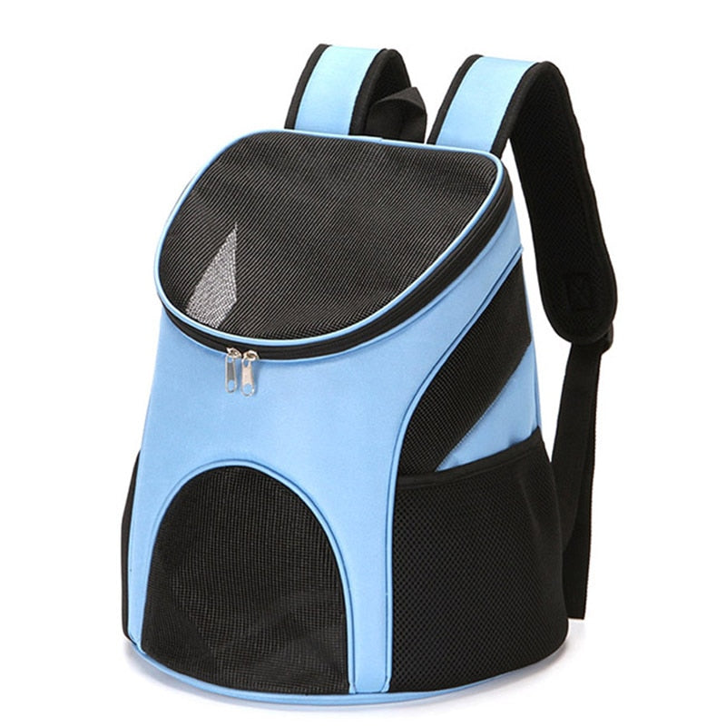 Breathable Pet Carrier Backpack – Front Mesh Travel Sling for Small Dogs & Pets