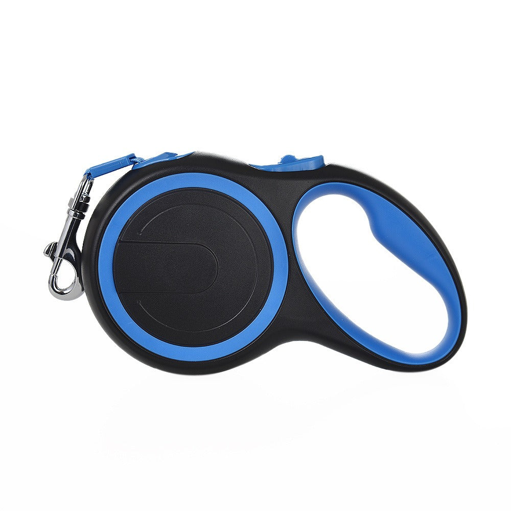 Trela Dupla Retrátil para Cães com Lanterna LED, Trela para Passeio de Dois Cães