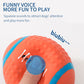 Latex Dog Toy Ball – Elastic Cotton-Filled Football with Squeak Sound