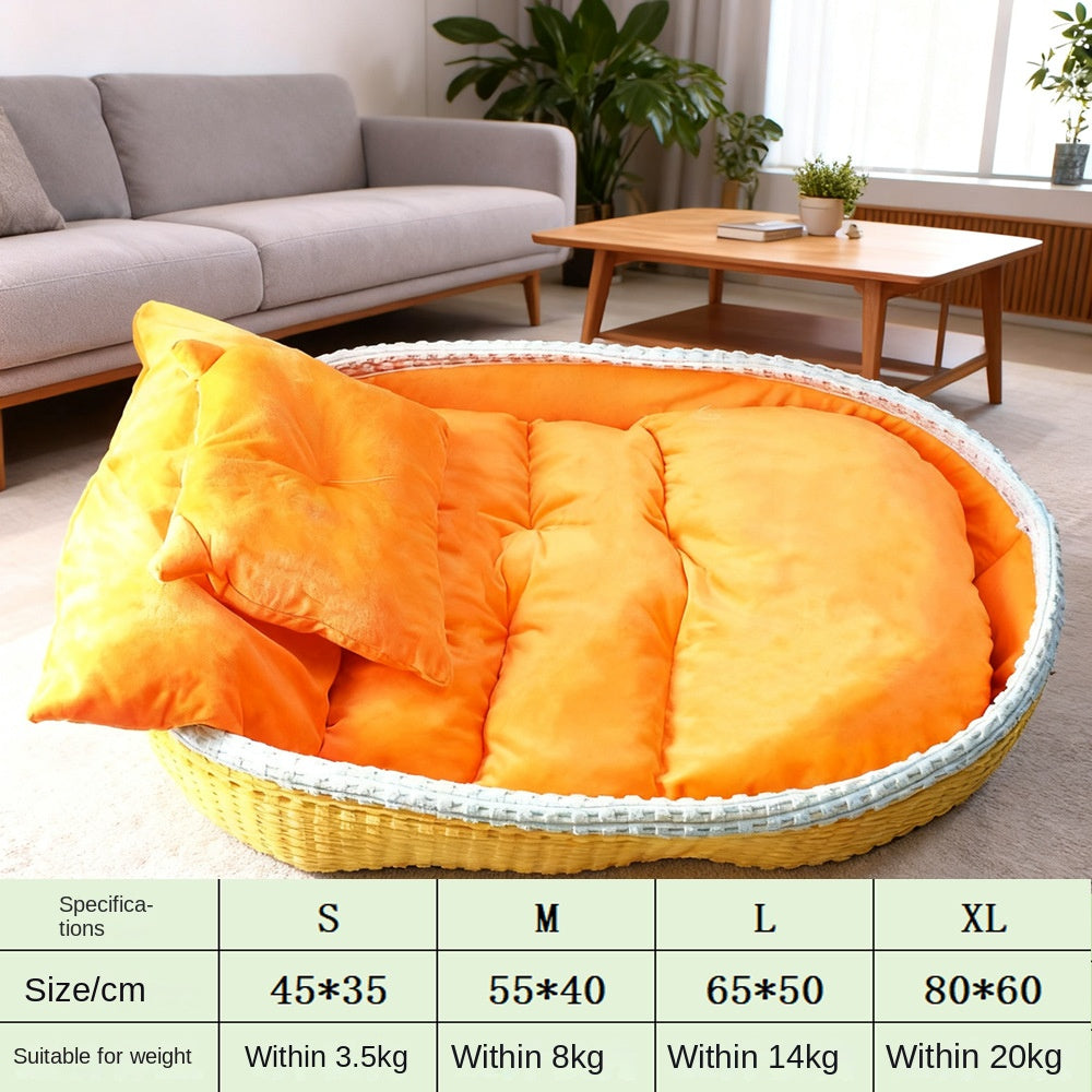 Cama Semi-Fechada para Cães e Gatos