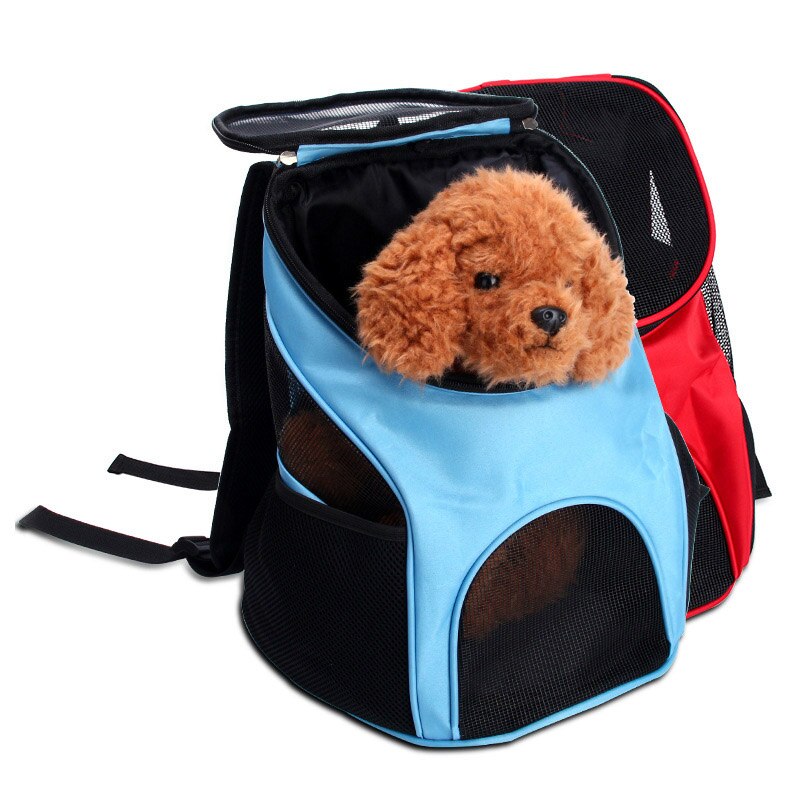 Breathable Pet Carrier Backpack – Front Mesh Travel Sling for Small Dogs & Pets