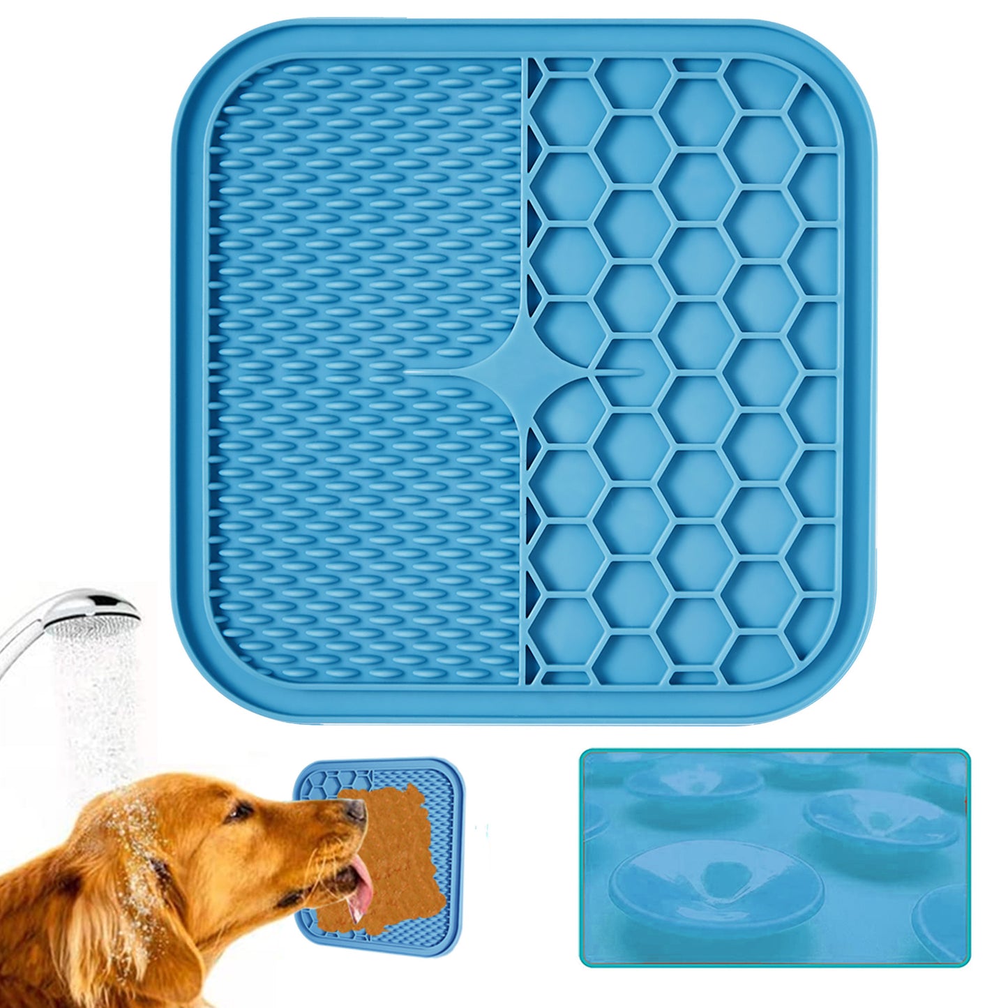 Pet Licking Pad – Silicone Suction Cup Slow Feeder & Calm Training Tool