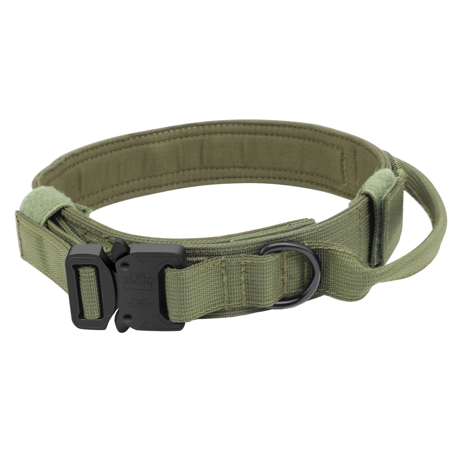 Conjunto Tático de Coleira e Trela para Cães, Equipamento de Treino e Passeio ao Ar Livre para Cães