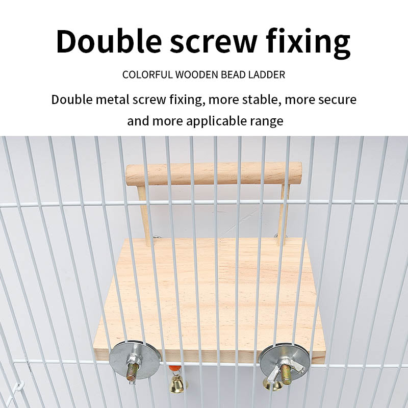 Parrot Bird Supplies New Color Stand Bird Swing Toy Suspension Bridge Hanging Ring Climbing Ladder Cage Accessories