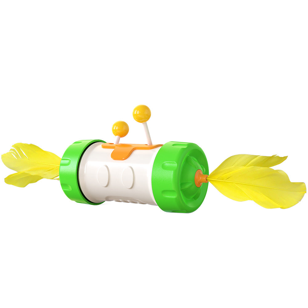 Interactif Feather Tumbler chat jouet avec Ball pour Indoor Play