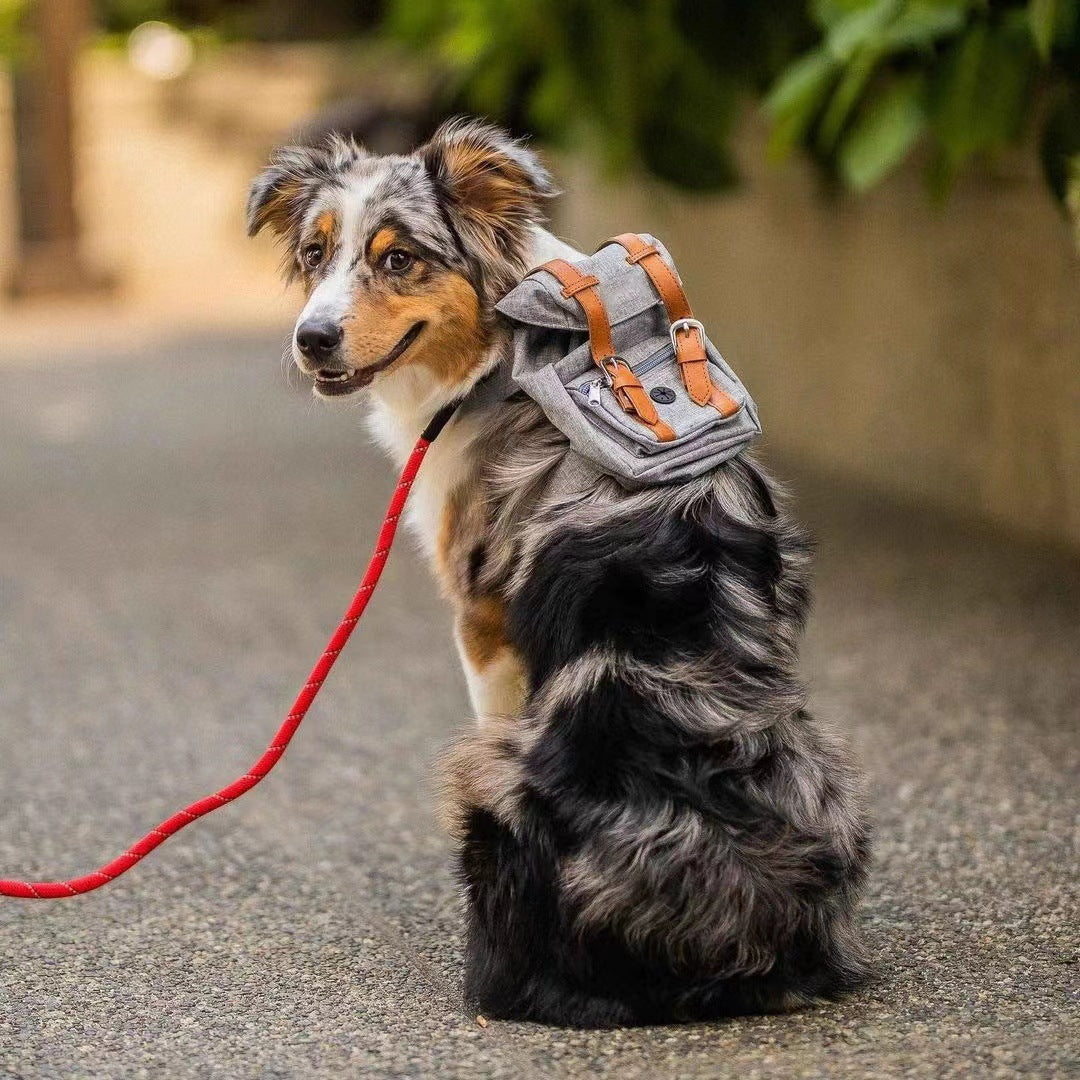 Mochila para Animais de Estimação com Alças Ajustáveis para Cães e Gatos Pequenos