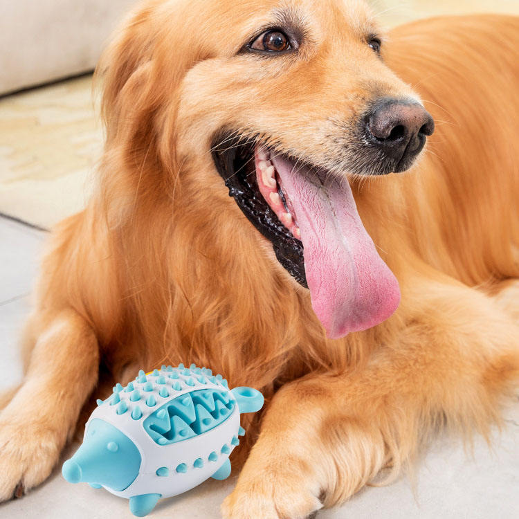 Brinquedo Bola Dispensadora de Guloseimas para Cães, para Mastigar, Treinar e Cuidar dos Dentes